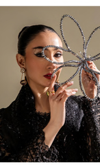 Elegant Black Embroidered Designer Suit with Luxury Handcrafted Detailing