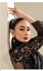 Elegant Black Embroidered Designer Suit with Luxury Handcrafted Detailing