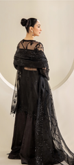 Elegant Black Embroidered Designer Suit with Luxury Handcrafted Detailing