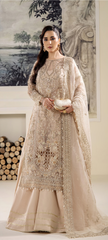 Luxury Ivory Gold Embroidered Designer Suit with Intricate Handcrafted Detailing