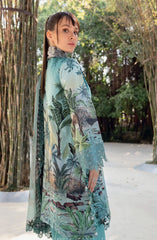 7A Printed Lawn Shirt with Printed Cambric Trouser & Printed Chiffon Dupatta