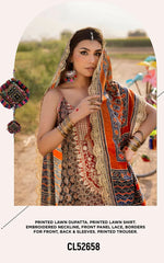 Gul Ahmed Ajrak Collection 25/CL52658