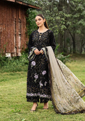Elaf Premium Print Chikankari Lawn Unstitched 3PC Suit – ERC-4A Koyal