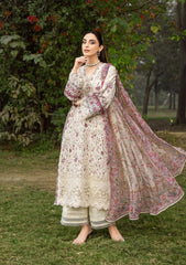 Elaf Premium Print Chikankari Lawn Unstitched 3PC Suit – ERC-5A Mehr