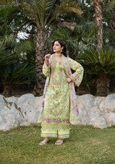 Elaf Premium Print Chikankari Lawn Unstitched 3PC Suit – ERC-2A Hina