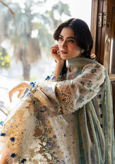 Elaf Premium Print Chikankari Lawn Unstitched 3PC Suit – ERC-1A Sahil
