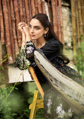 Elaf Premium Print Chikankari Lawn Unstitched 3PC Suit – ERC-4A Koyal