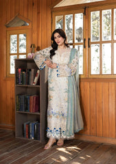 Elaf Premium Print Chikankari Lawn Unstitched 3PC Suit – ERC-1A Sahil