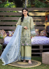 Elaf Premium Print Chikankari Lawn Unstitched 3PC Suit – ERC-8B Menah
