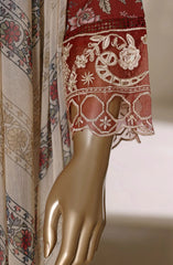 Sadabahar Signature Embroidered Stitched 3 Piece Suit - D-06 - SBD26VOL - Red - Festive Collection