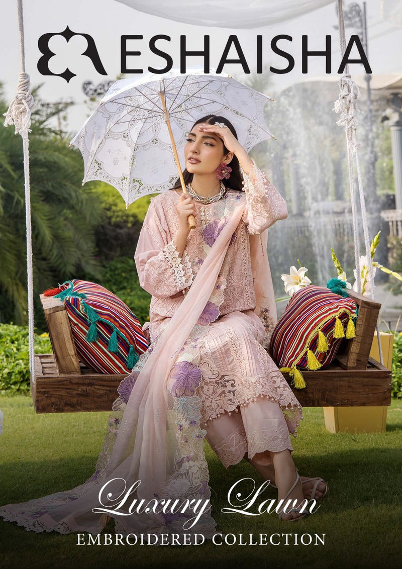 Eshaisha Luxury Lawan Embroidered