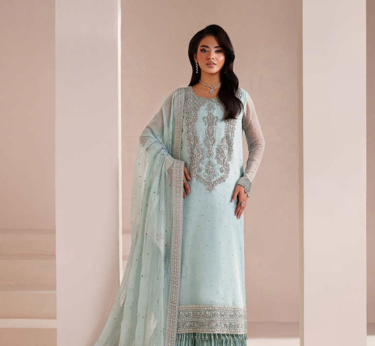 Aymal V3 - Handcrafted Bamber Chiffon Inlays