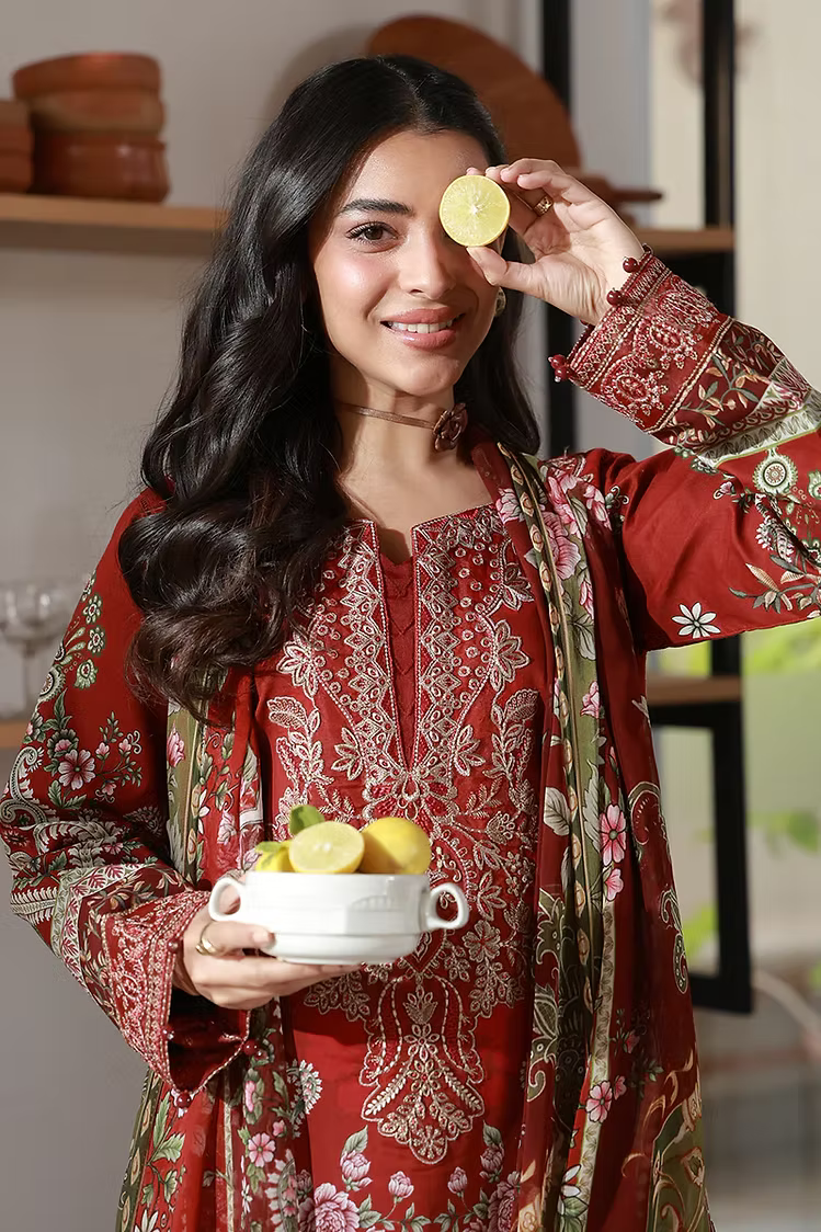 Gulaal Lawn 2026 Vol-1 – Siaa (D-9) | Unstitched 3PC