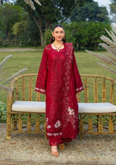Elaf Premium Embroidered Luxury Lawn 3Pc Suit ELY-10 CHERIE LADY