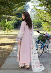 Elaf Premium Embroidered Luxury Lawn 3Pc Suit ELY-01A MAISON PINK