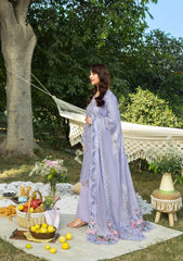 Elaf Premium Embroidered Luxury Lawn 3Pc Suit ELY-03B PARADISE
