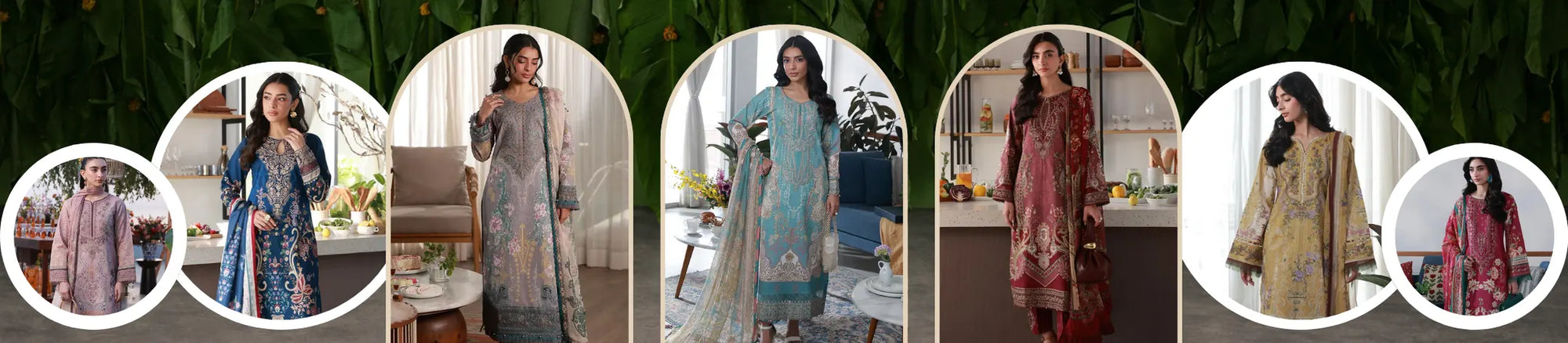 Gulaal Embroidered Lawn