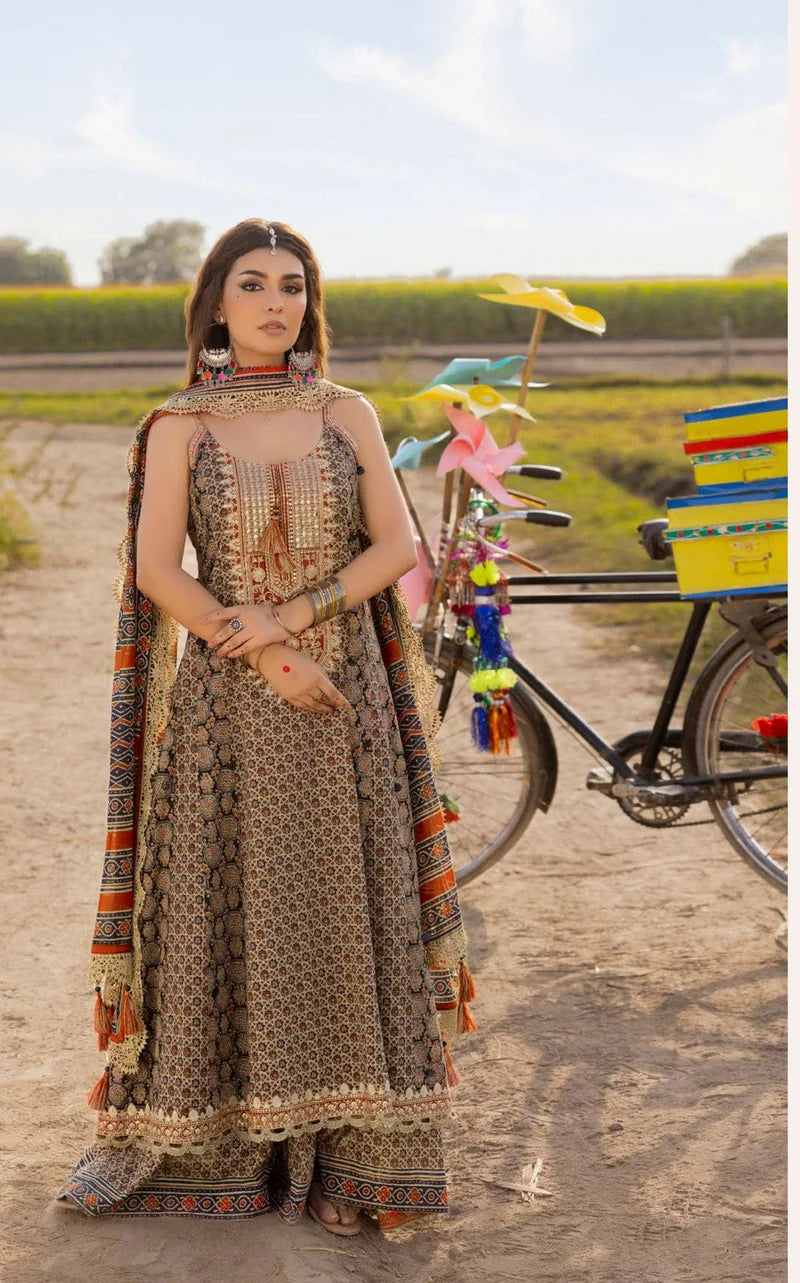 Gul Ahmed Ajrak Collection 25/CL52658