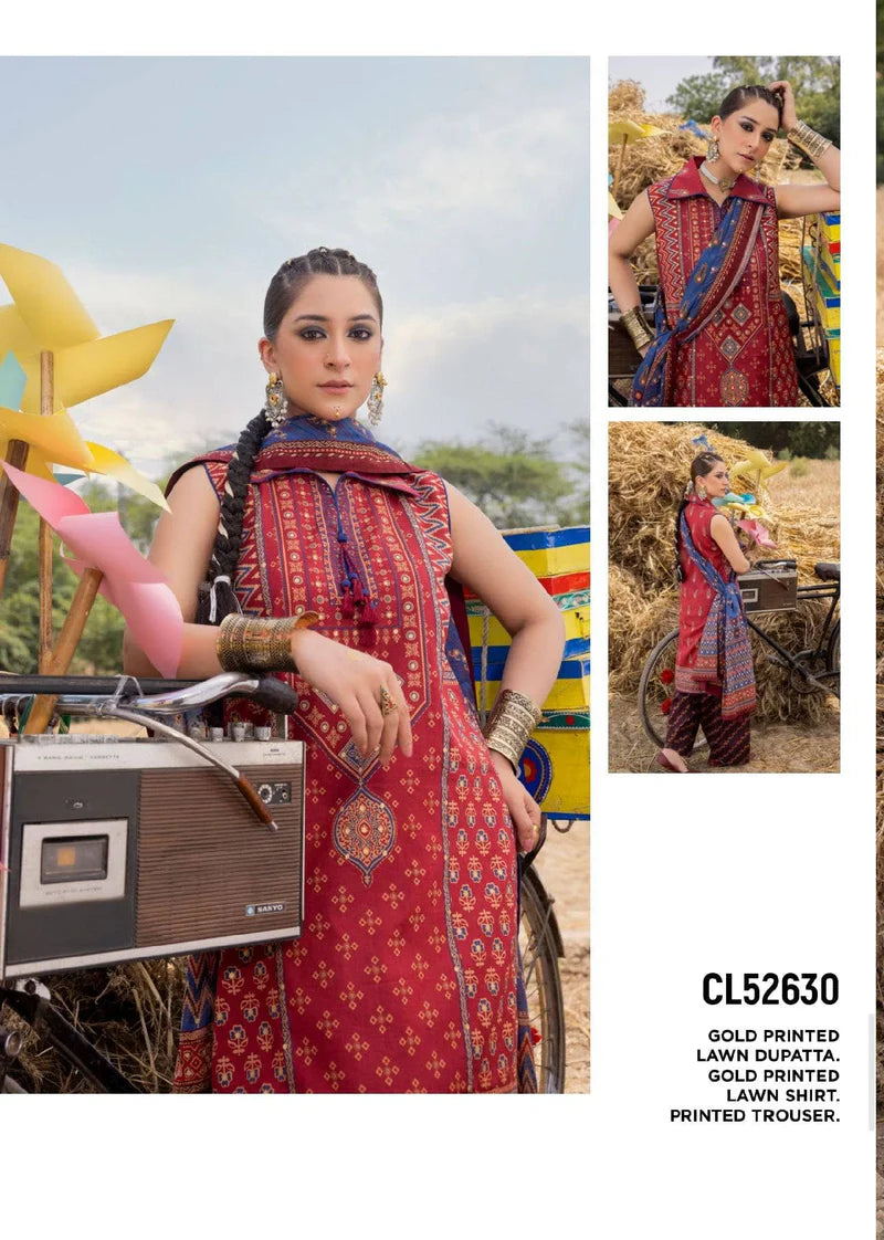 Gul Ahmed Ajrak Collection 25/CL52630