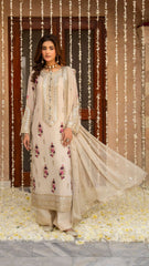 Arezou Pearl – Embroidered Unstitched Festive Suit with Dupatta