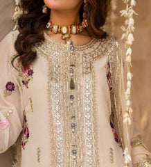 Arezou Pearl – Embroidered Unstitched Festive Suit with Dupatta