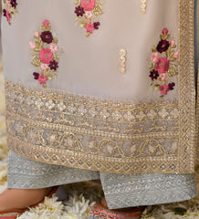Noor Mist – Embroidered Unstitched Festive Suit with Dupatta