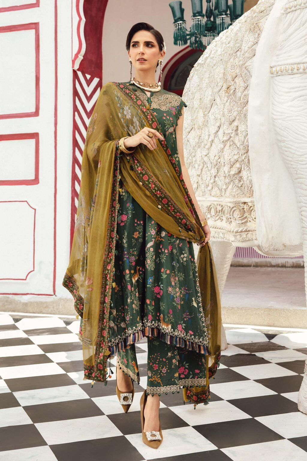 MARIA B Mprints Fall Winter Collection 2025 | MPT-2707-B