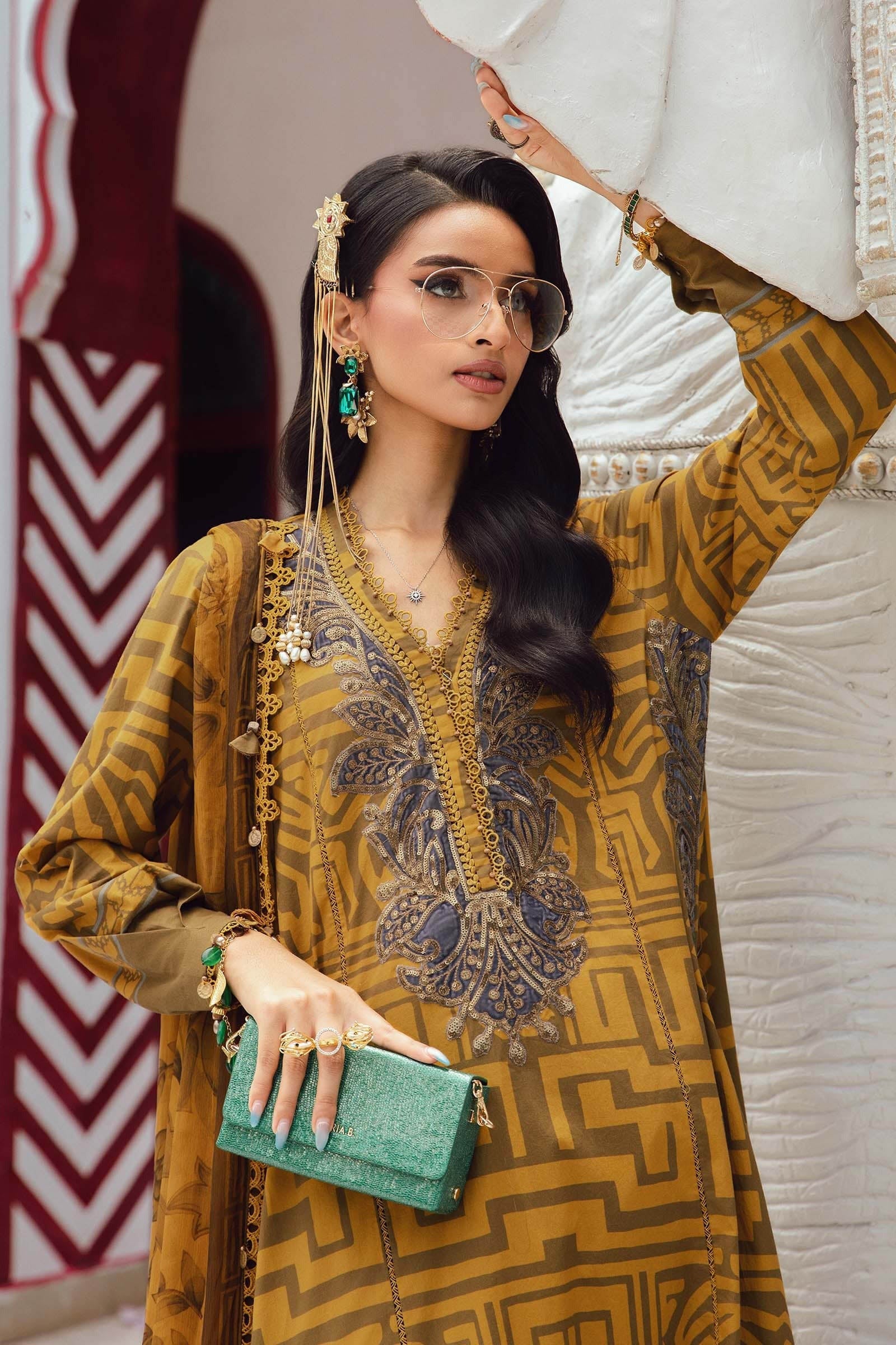MARIA B Mprints Fall Winter Collection 2025 | MPT-2703-A