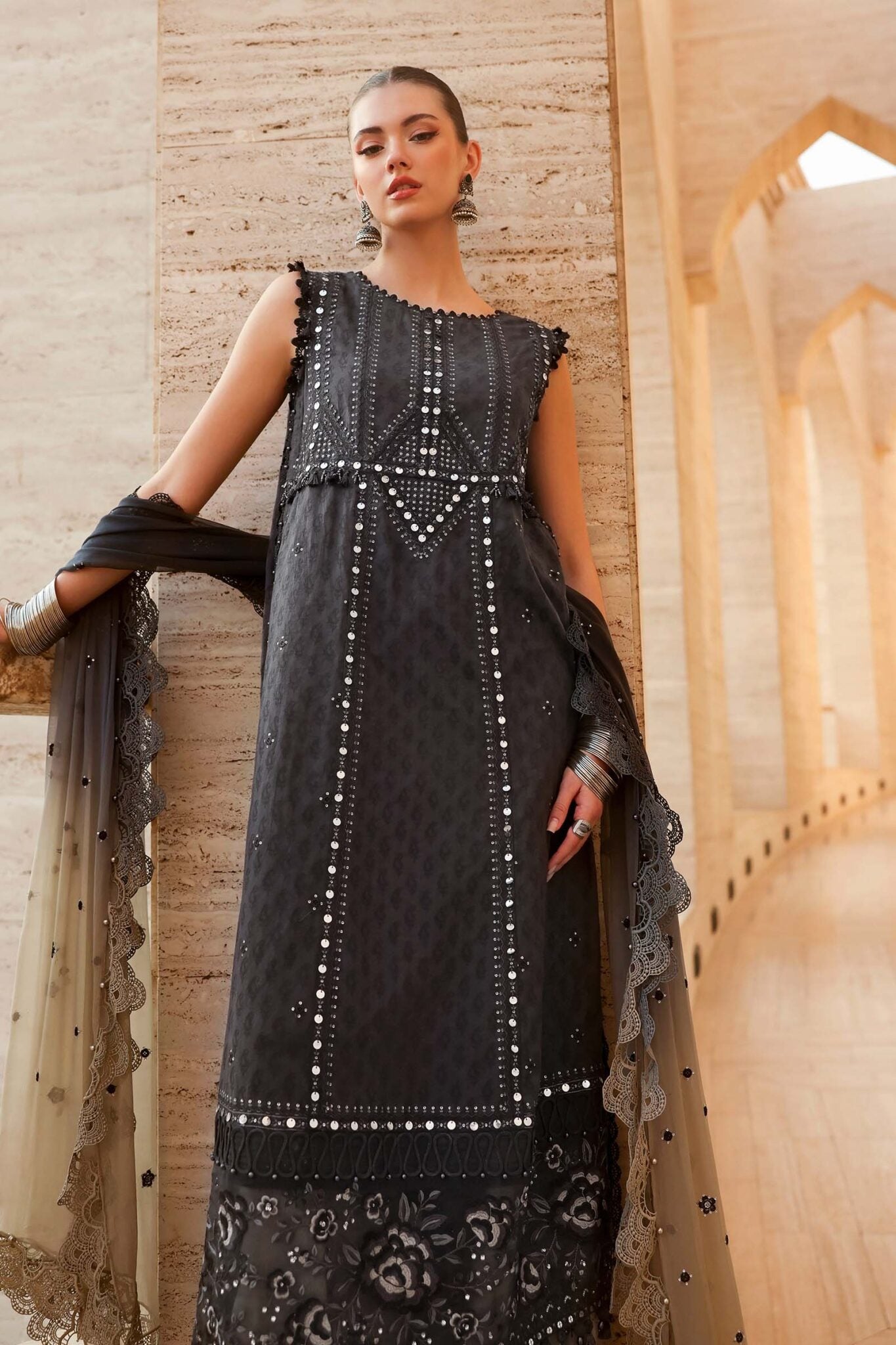 Maria B Eid Lawn 2026 D-2603-B