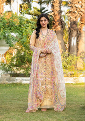 Elaf Premium Print Chikankari Lawn Unstitched 3PC Suit – ERC-5B Khushee