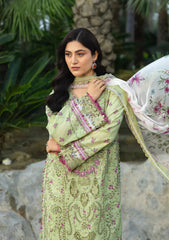 Elaf Premium Print Chikankari Lawn Unstitched 3PC Suit – ERC-2A Hina