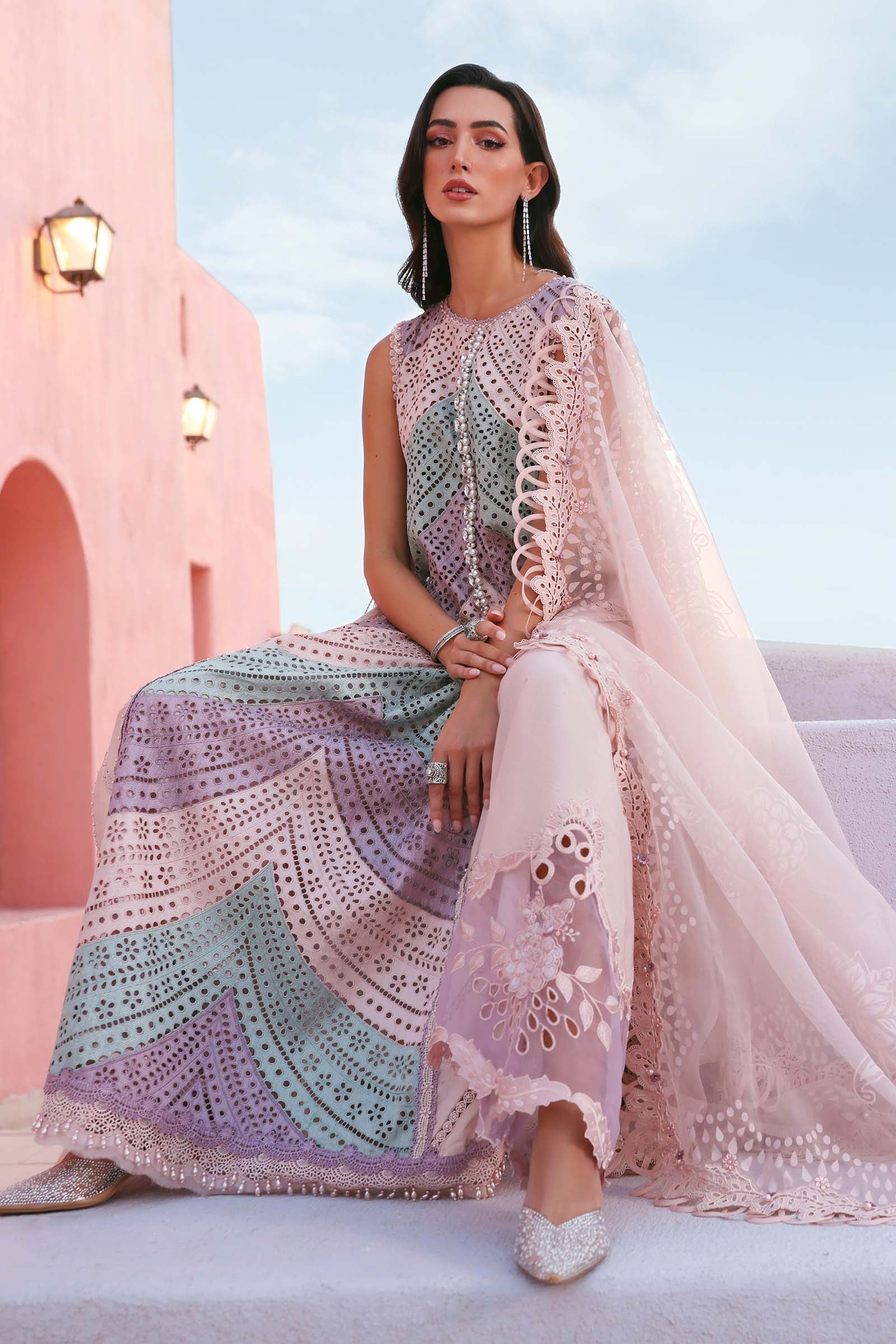 Maria B Eid Lawn 2026 D-2612-B