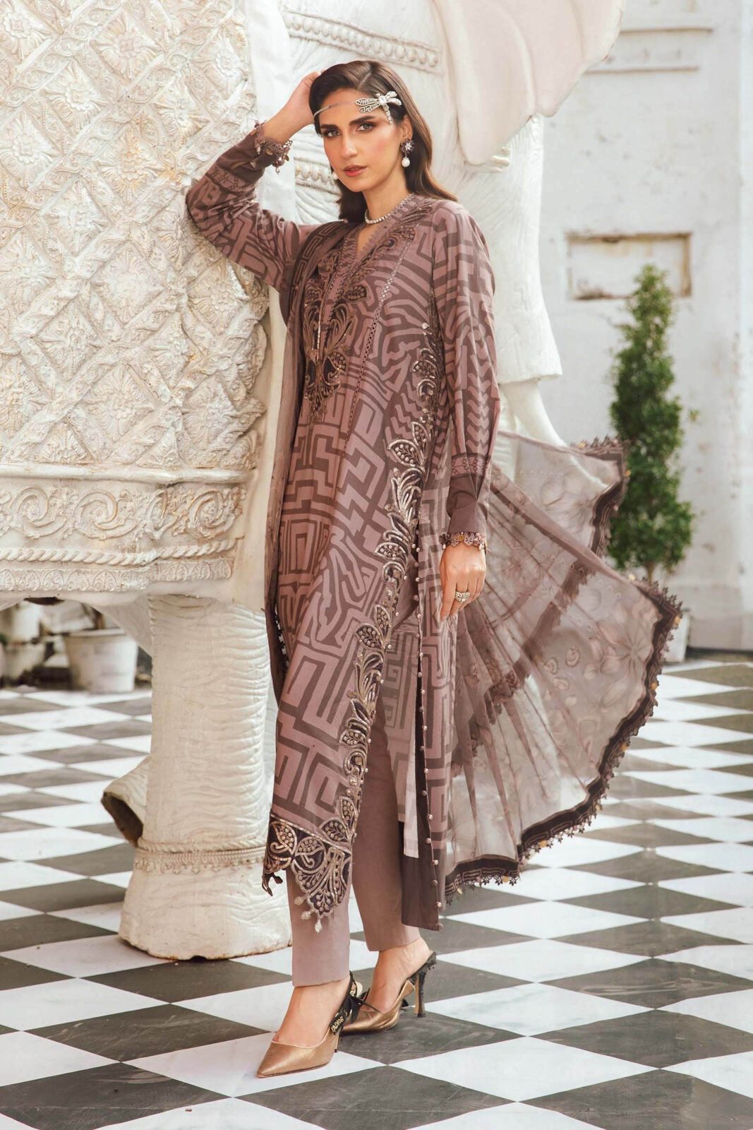 MARIA B Mprints Fall Winter Collection 2025 | MPT-2703-B