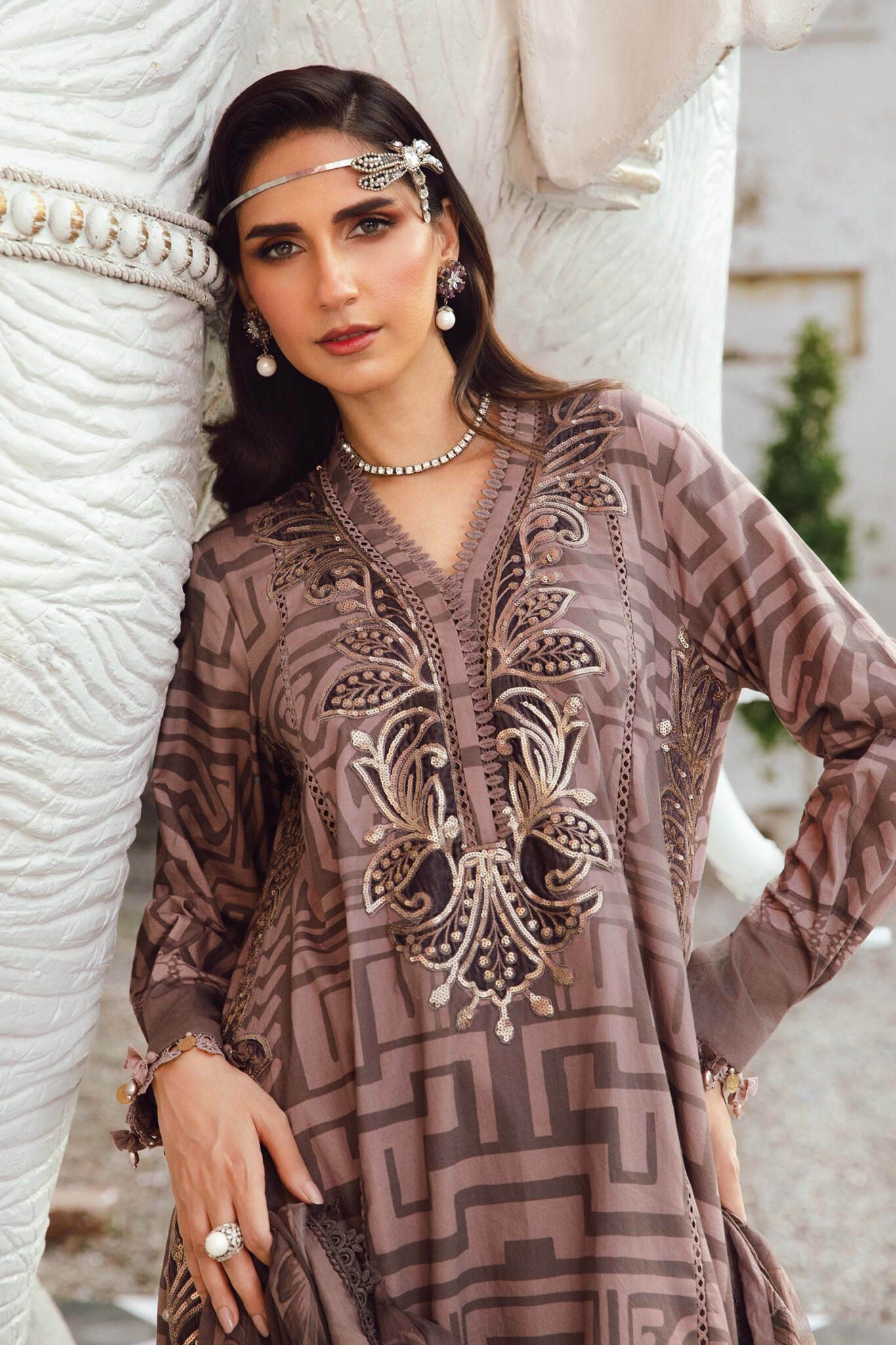 MARIA B Mprints Fall Winter Collection 2025 | MPT-2703-B