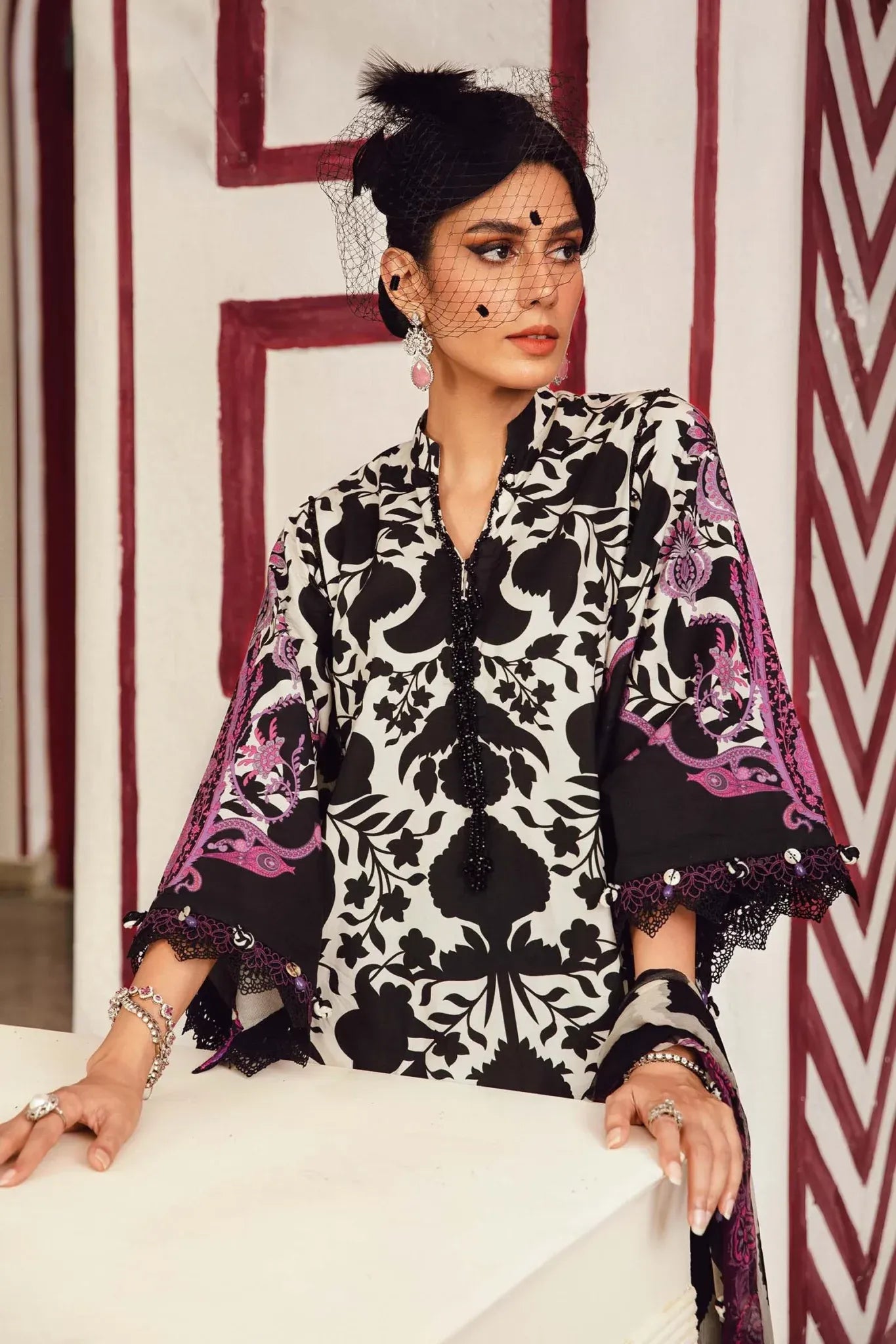 MARIA B Mprints Fall Winter Collection 2025 | MPT-2704-B