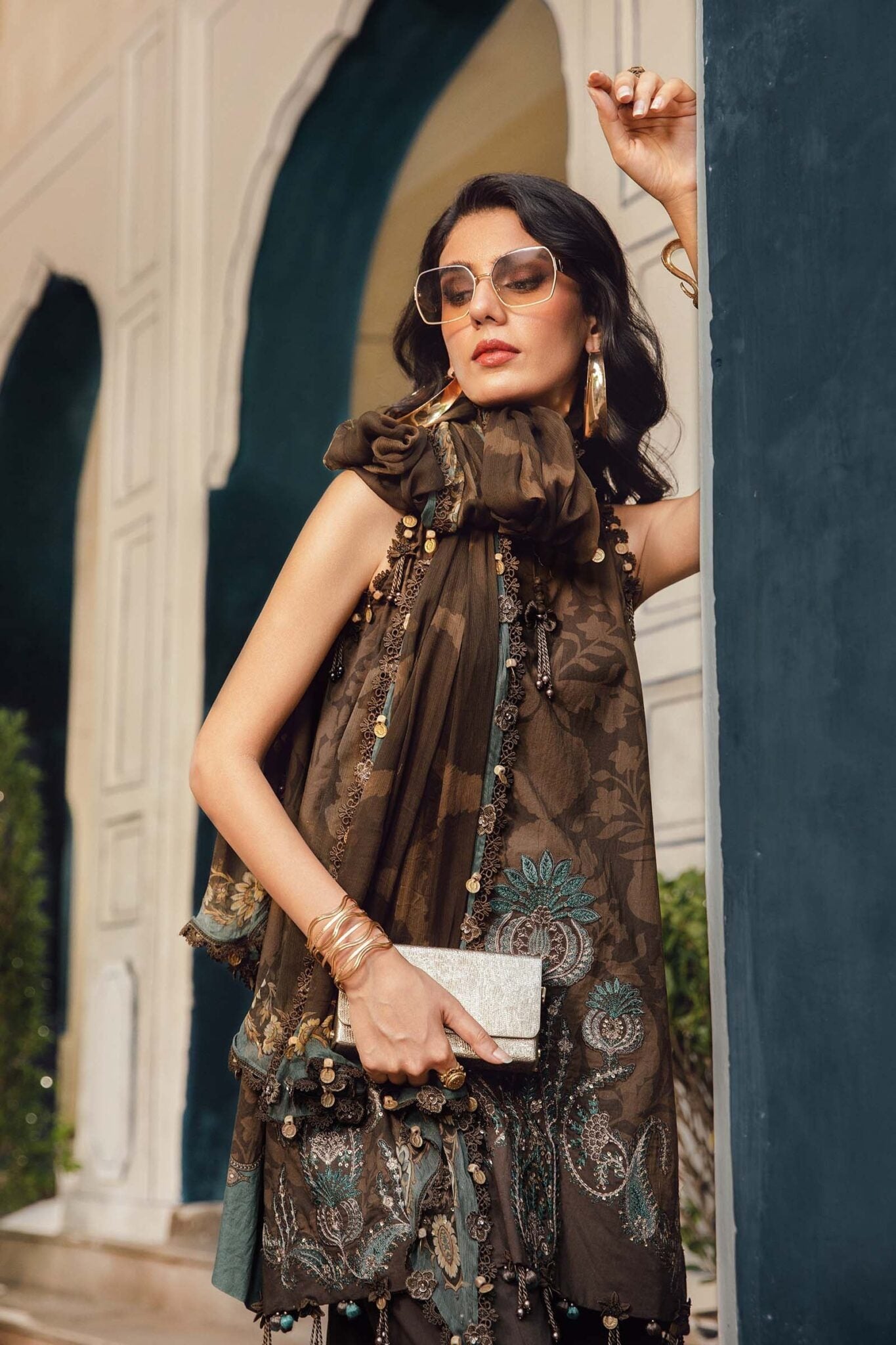 MARIA B Mprints Fall Winter Collection 2025 | MPT-2704-A