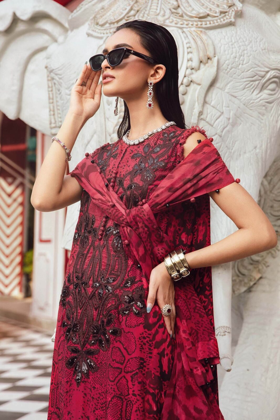MARIA B Mprints Fall Winter Collection 2025 | MPT-2702-A
