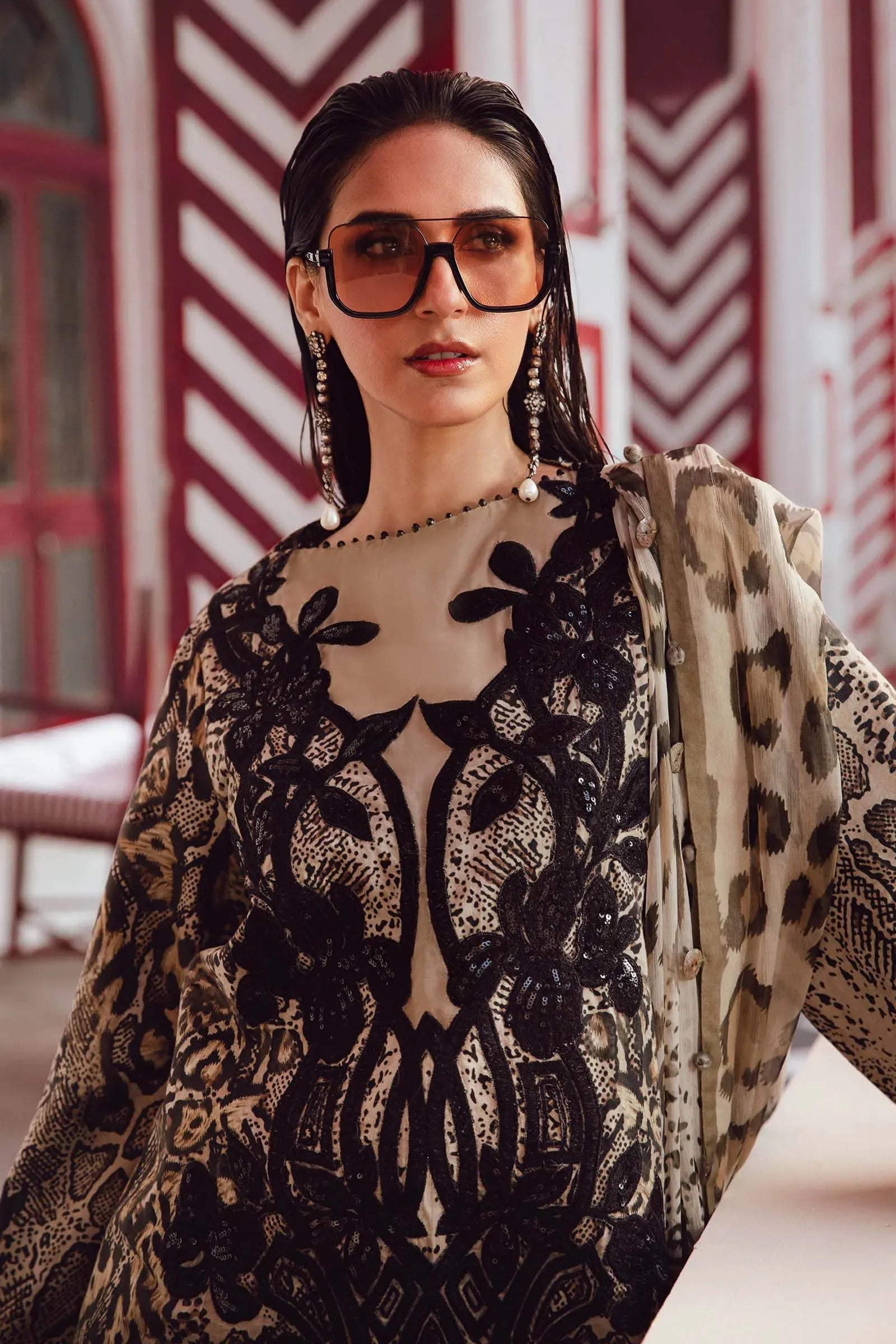 MARIA B Mprints Fall Winter Collection 2025 | MPT-2702-B